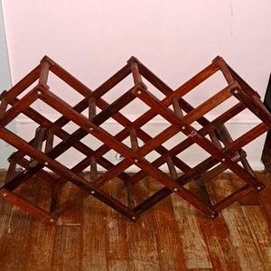 Vintage Wood wine rack